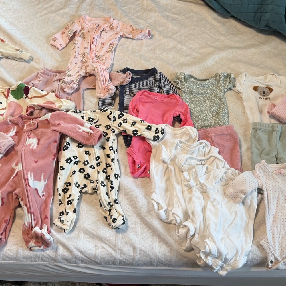 Girls preemie clothes bundle